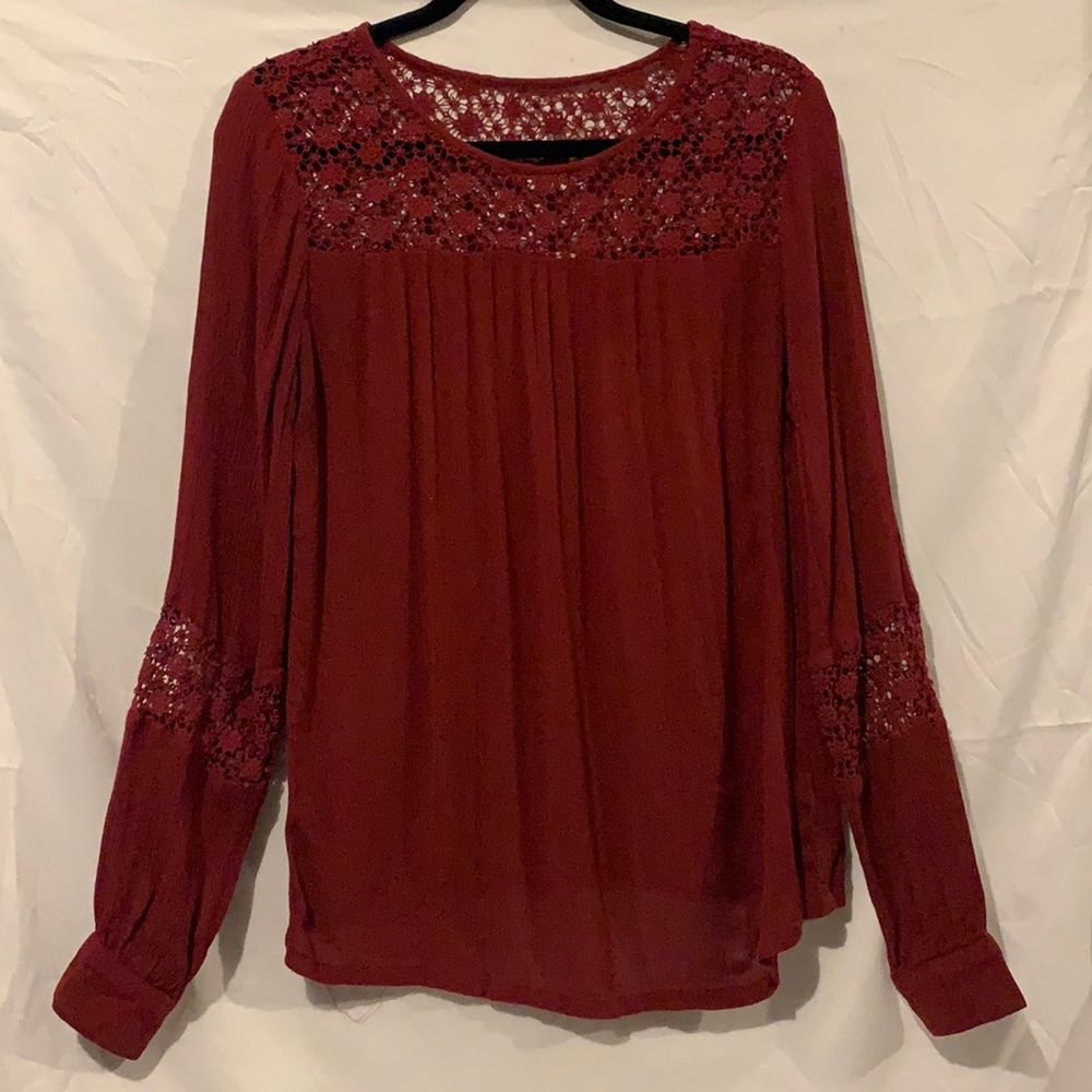 Maroon blouse